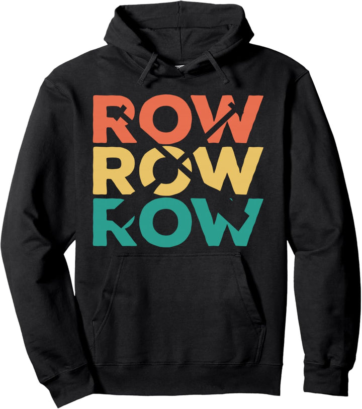 Retro Vintage Rudern Geschenk für Ruderer Pullover Hoodie