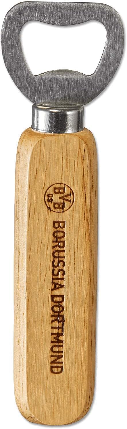 Borussia Dortmund BVB-Dartpfeile mit Aufbewahrungsbox, Schwarz/gelb Bundle mit BVB-Flaschenöffner, B