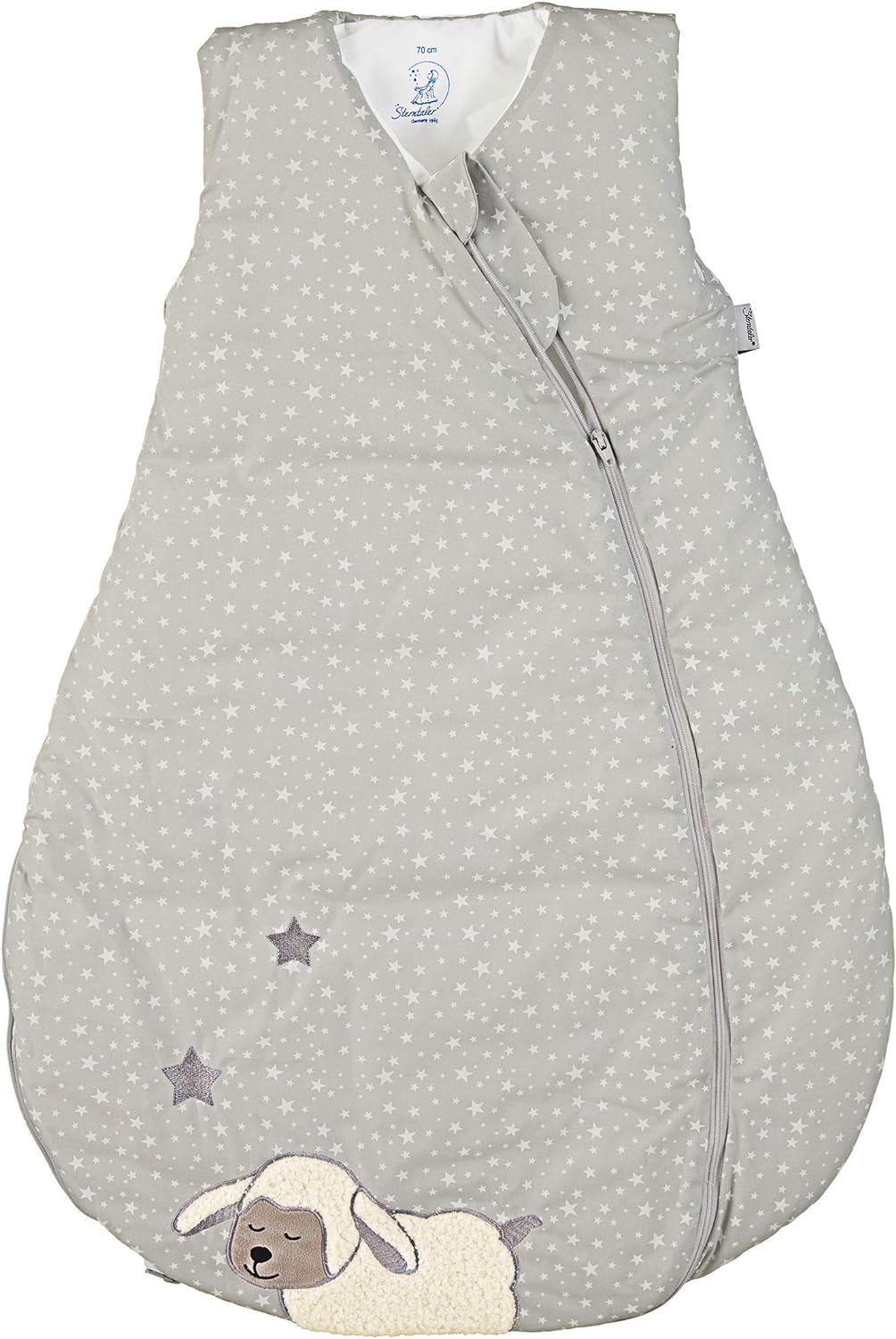 Sterntaler Schlafsack für Kleinkinder, Ganzjährig, Funktionsschlafsack Schaf Stanley, Reissverschlus