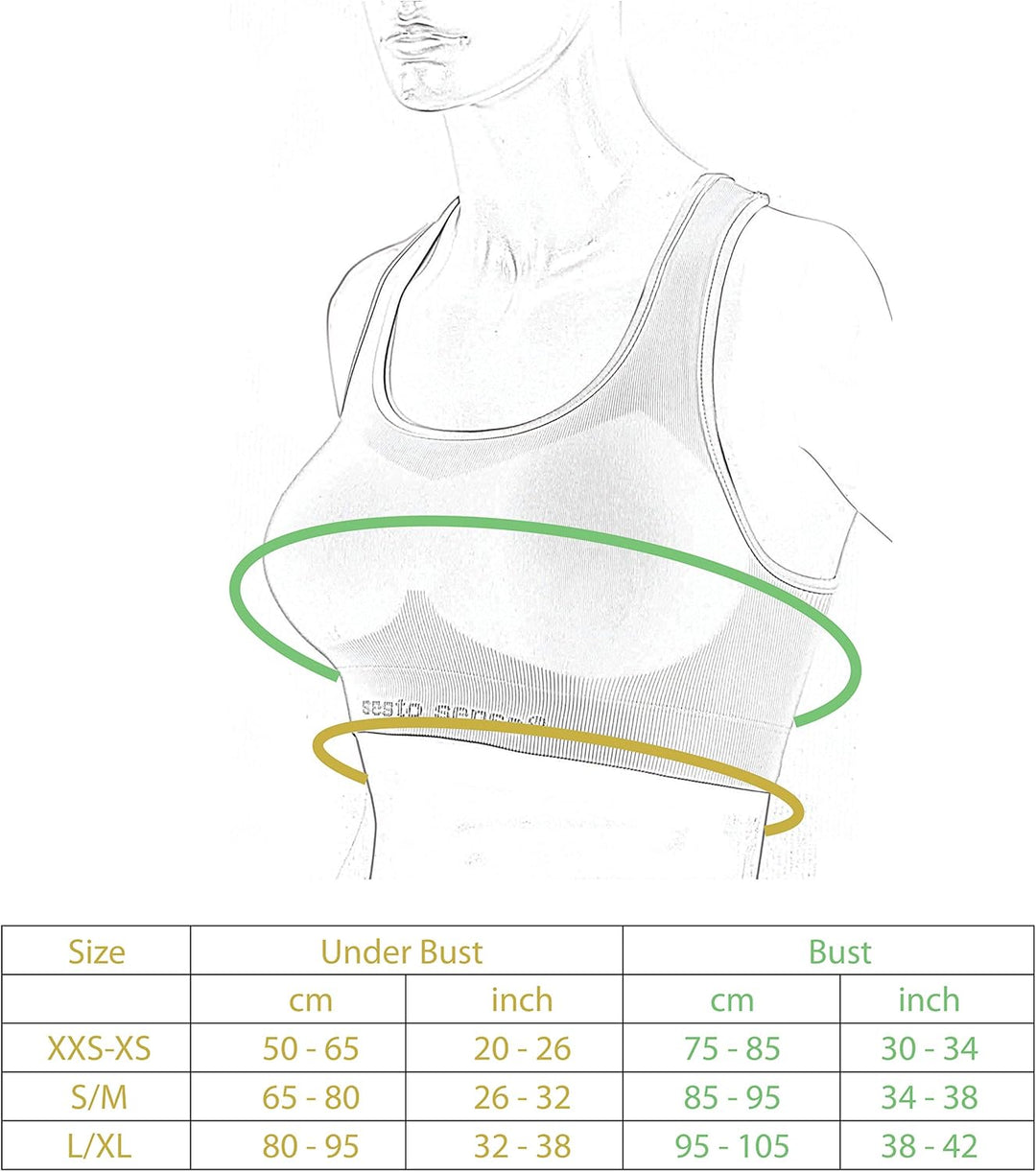 sesto senso Sportzeug Damen Set Fitness Yoga BH + Leggings Nahtlose Sportbekleidung L-XL Türkis, L-X