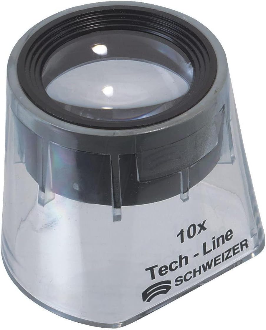 Schweizer Standlupe Tech-Line Fix-Fokus 10x