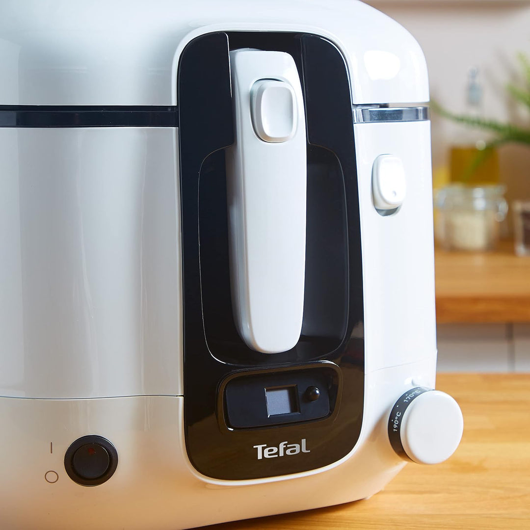 Tefal Fritteuse Super Uno FR3140 | inkl. Timer | Kapazität: 2,2 Liter | Spülmaschinengeeignete Teile