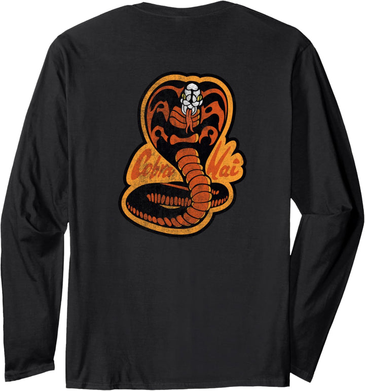 Cobra Kai Distressed Logo Langarmshirt