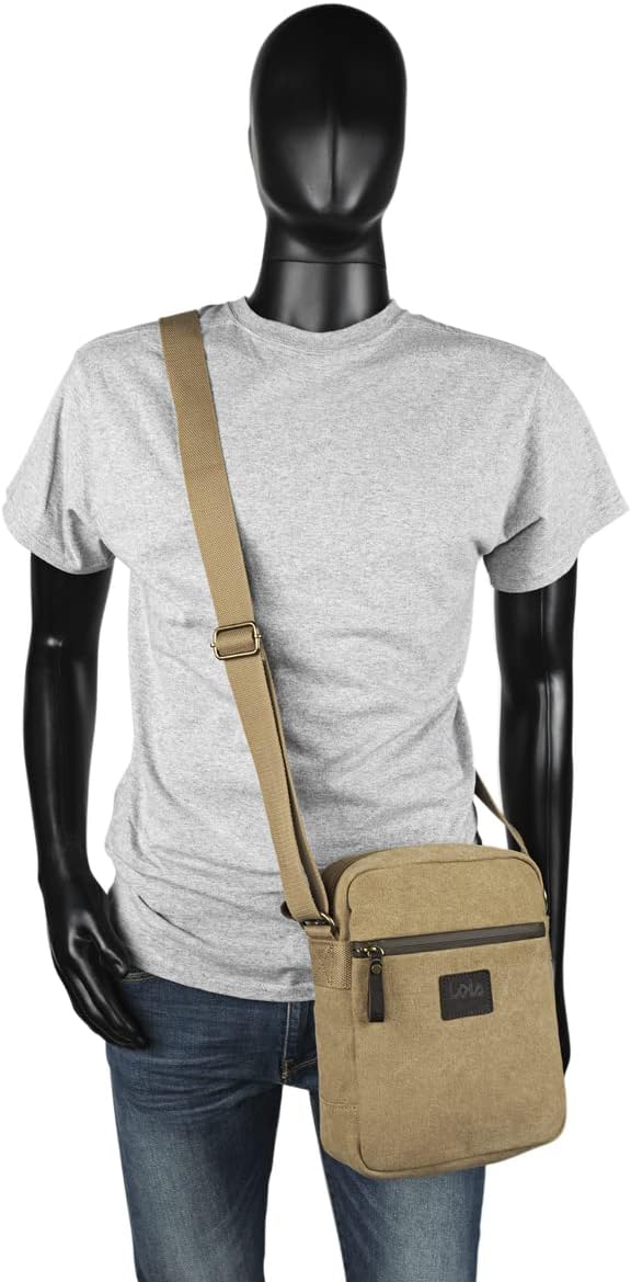 Lois - Umhängetasche Herren Klein mit verstellbarem riemen - Herren Umhängetasche Klein hergestellt