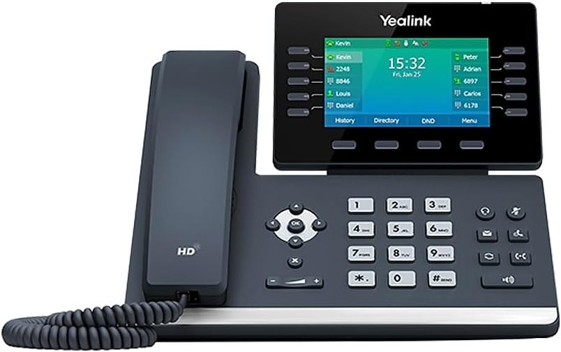 Yealink IP Telefon SIP-T54W VoIP-Telefon, schwarz SIP-T54W Single