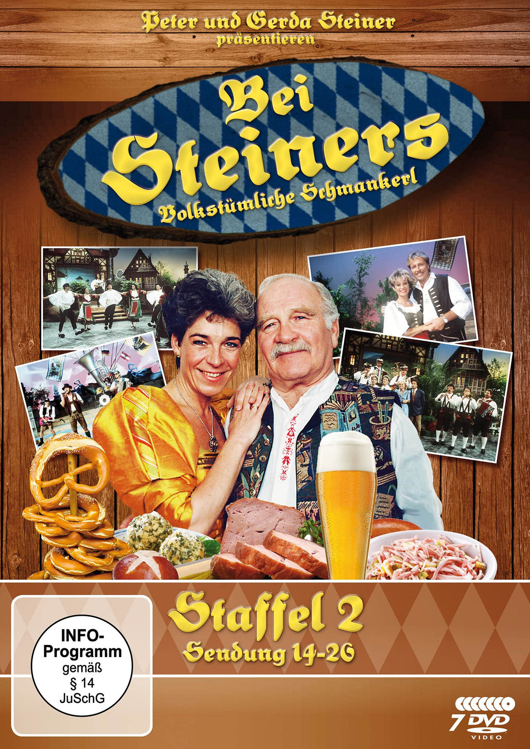 Bei Steiners - Volkstümliche Schmankerl (Staffel 2) [7 DVDs], DVD