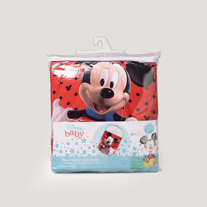 Interbaby WinterFusssack"Disney Mickey Topos" für Kinderwagen rot