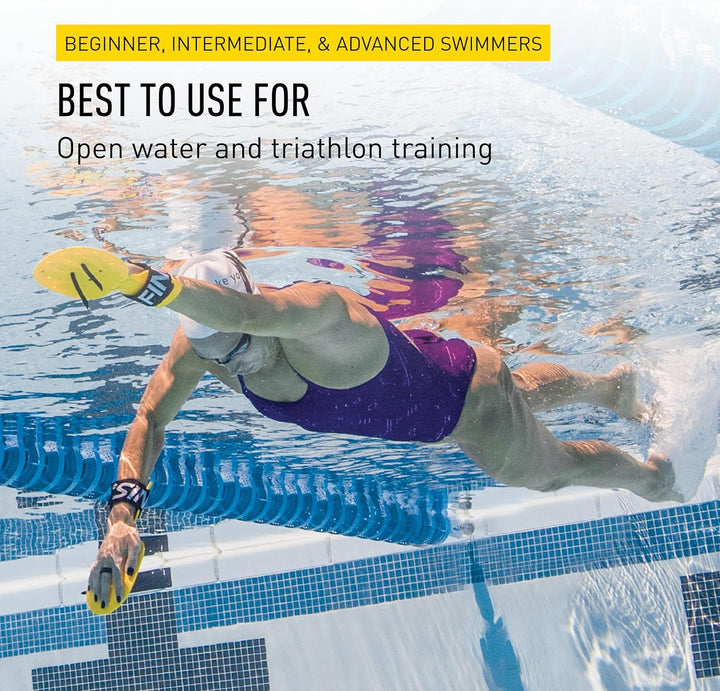 Finis Bolster Paddles - Schwimmflügel zum Runden-Training - Schwimmbad- und Schwimmzubehör - Schwimm