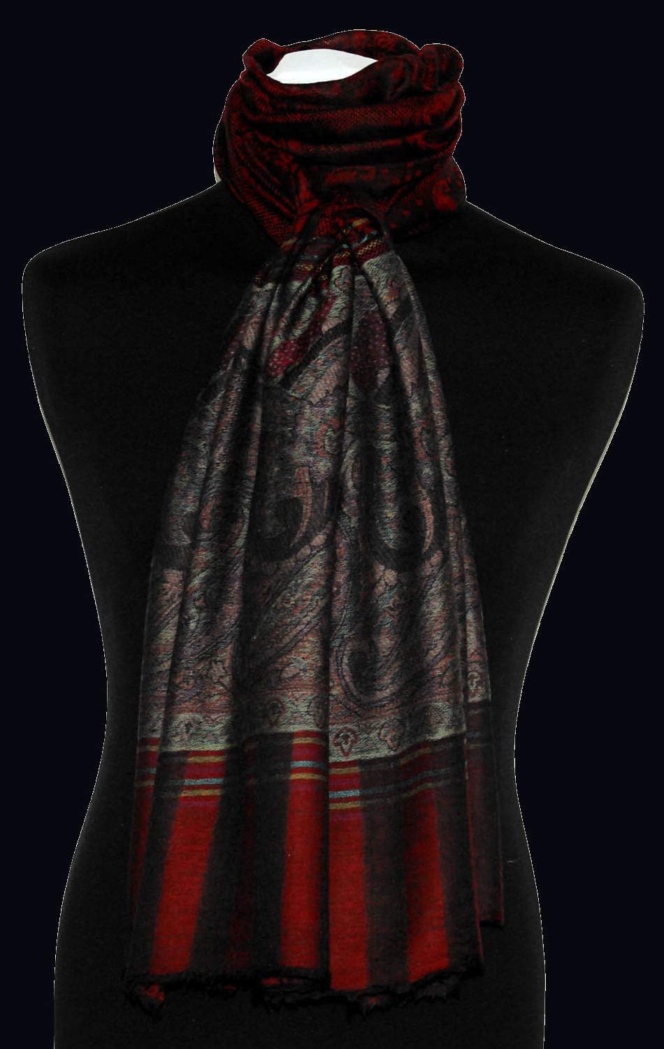 Lorenzo Cana Pashmina Schal Schaltuch 100% Kaschmir Kaschmirschal Kaschmirtuch Damenschal gewebt meh