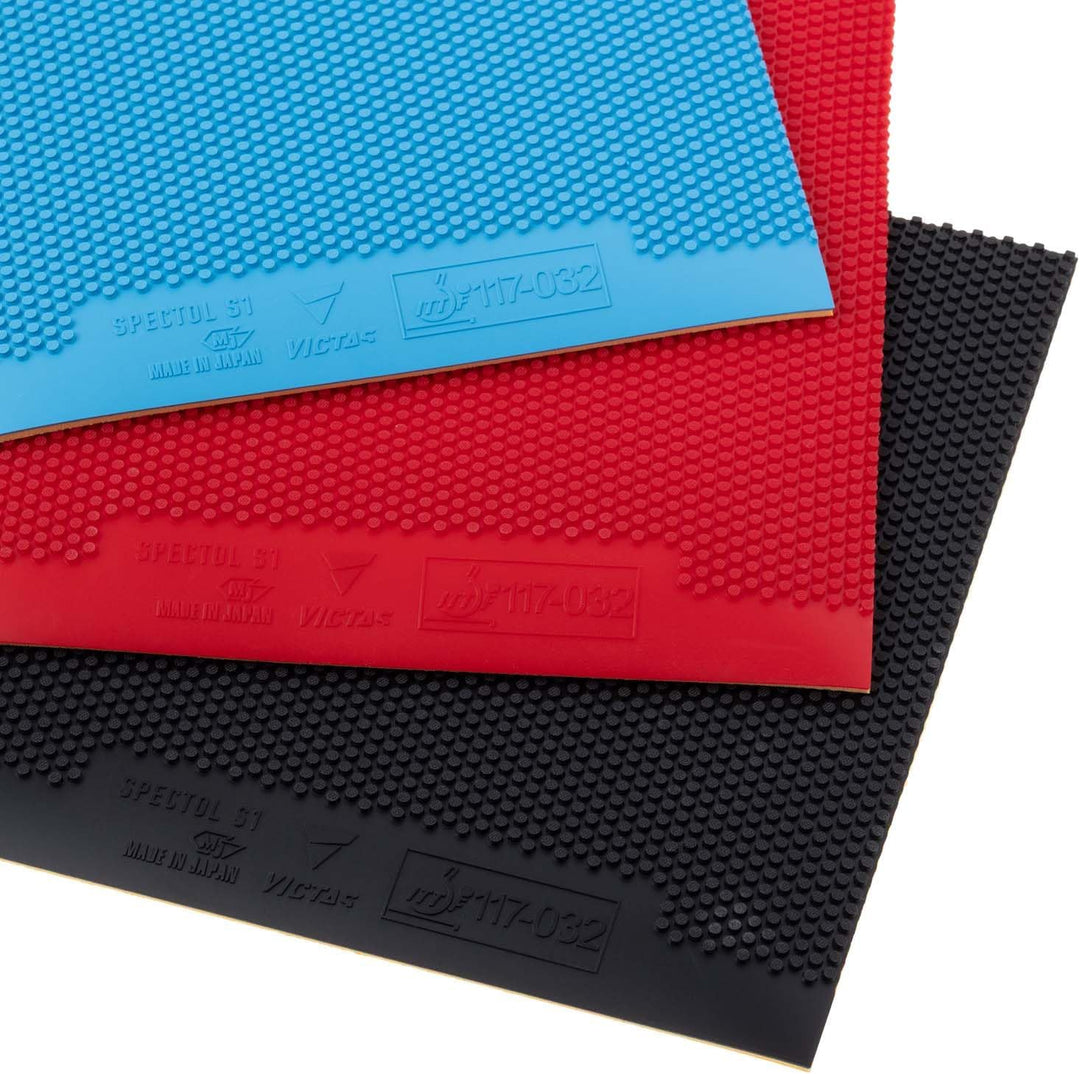 VICTAS Belag Spectol S1 Schwarz 1,6 mm, Schwarz 1,6 mm