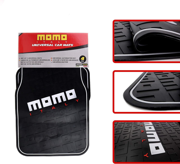 MoMo cm009bg Teppich PVC, schwarz/grau, Norme