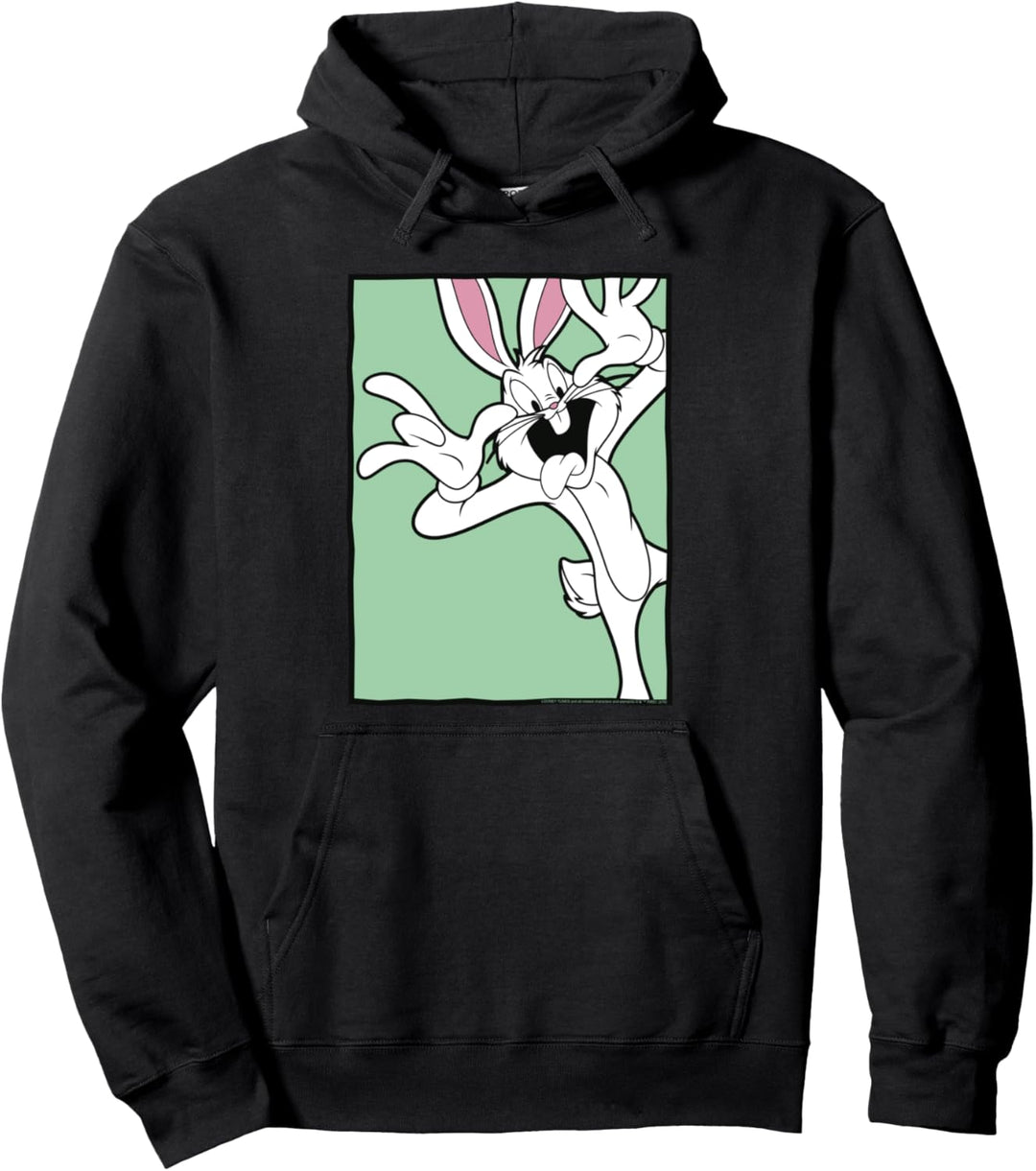 Looney Tunes Bugs Bunny Funny Face Pullover Hoodie