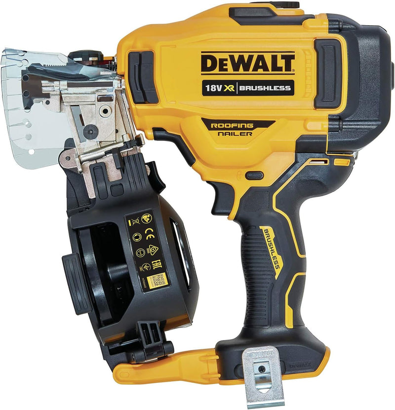 DeWalt DCN 45 RNNT Akku Nagler Coil Nailer 18 V 19-44 mm Brushless + TSTAK - ohne Akku, ohne Ladeger