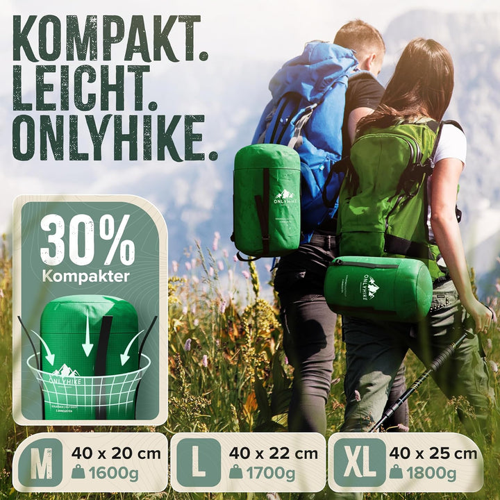 Schlafsack Outdoor I [300GSM] Warmer &amp; 1700g Leichter Schlafsack für Frühling, Herbst und Winter [-5