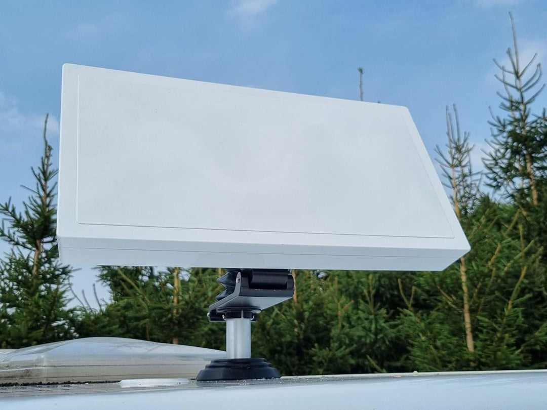 Falcon QuickSAT QSF65, Manuelles Dachmontage-Satelliten-TV-System für Wohnwagen und Wohnmobile