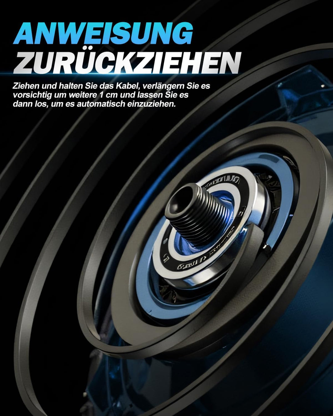 4 in 1 Zigarettenanzünder USB C 66W, Auto Ladegerät Adapter Kfz mit einziehbare Typ-C Kabel/USB C/US