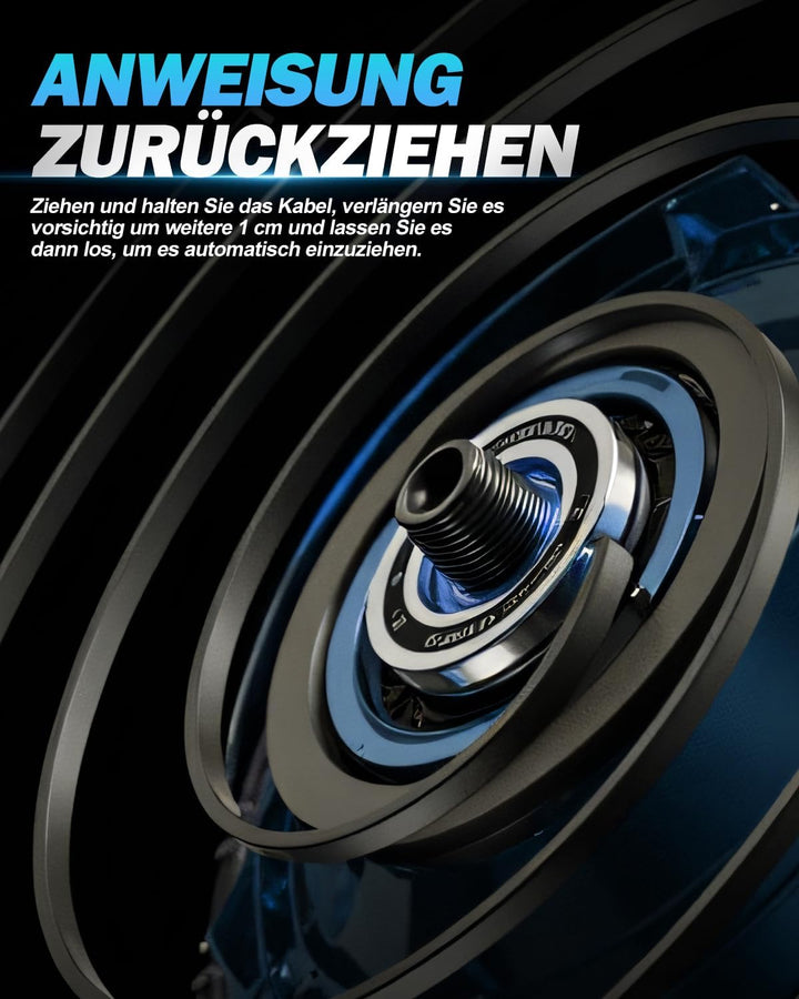 4 in 1 Zigarettenanzünder USB C 66W, Auto Ladegerät Adapter Kfz mit einziehbare Typ-C Kabel/USB C/US