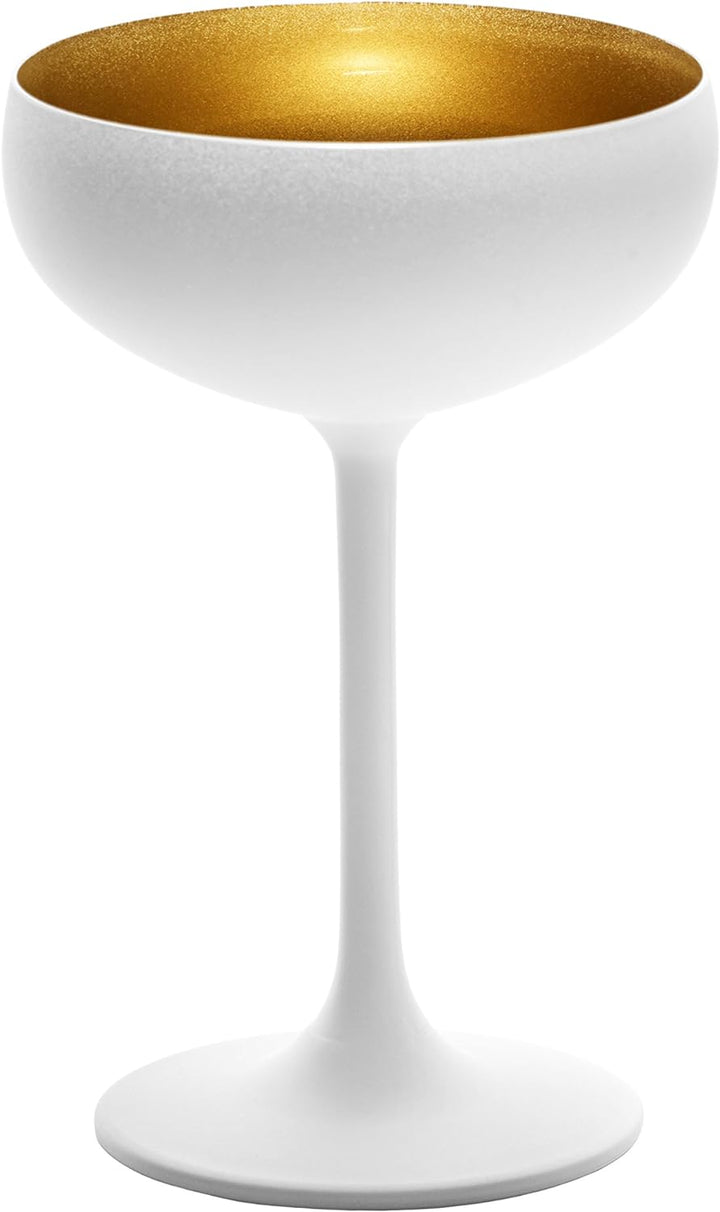 Stölzle Lausitz Elements Sektschale, Glas, Weiss, 6 Stück