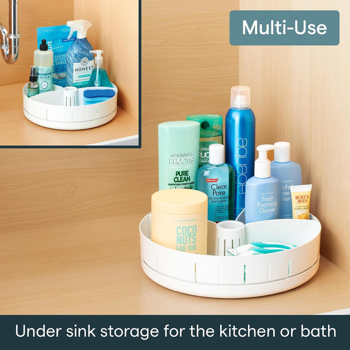YouCopia 50264 SinkSuite Organizer für Waschbecken, Kunststoff, weiss SinkSuite Plattenspieler, Sink