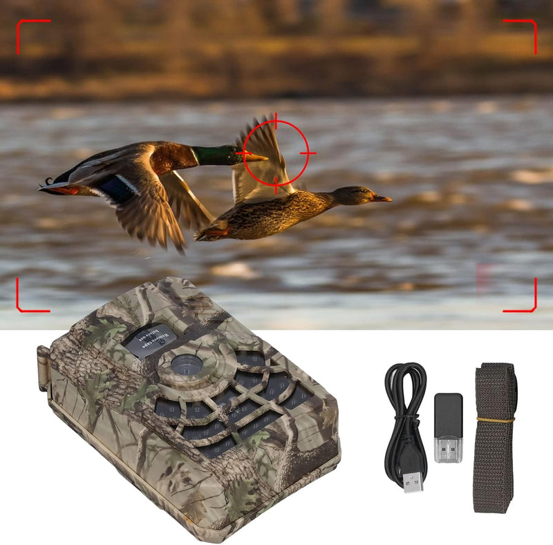 CCYLEZ Jagdkamera 720P 5MP, 1280x720P 25FPS HD-Video-Jagdkamera mit 120-Grad-Weitwinkel, 0,8-s-Trigg