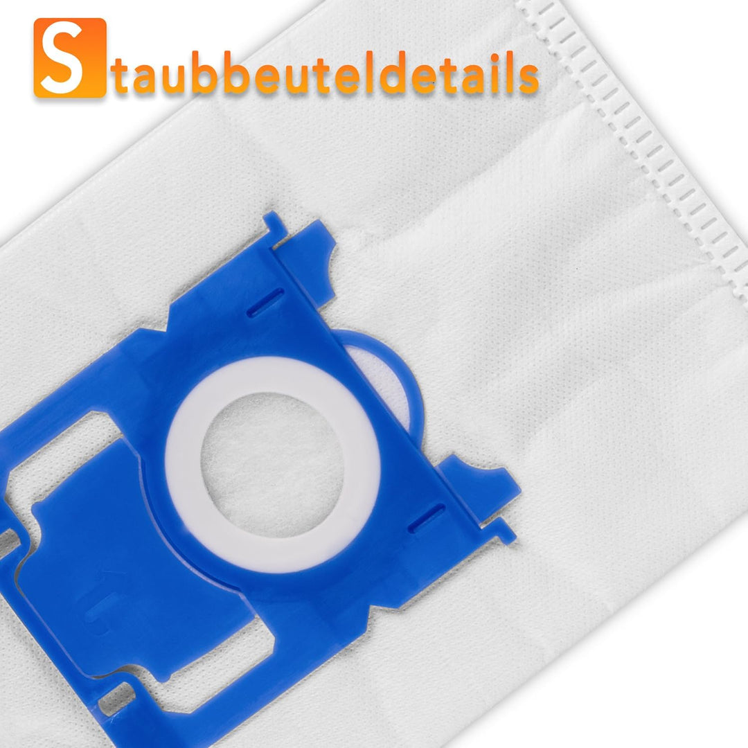 8 Stück S bag Staubsaugerbeutel für Philips FC8021/03, für AEG GR201SM, für Electrolux E201SM s-bag