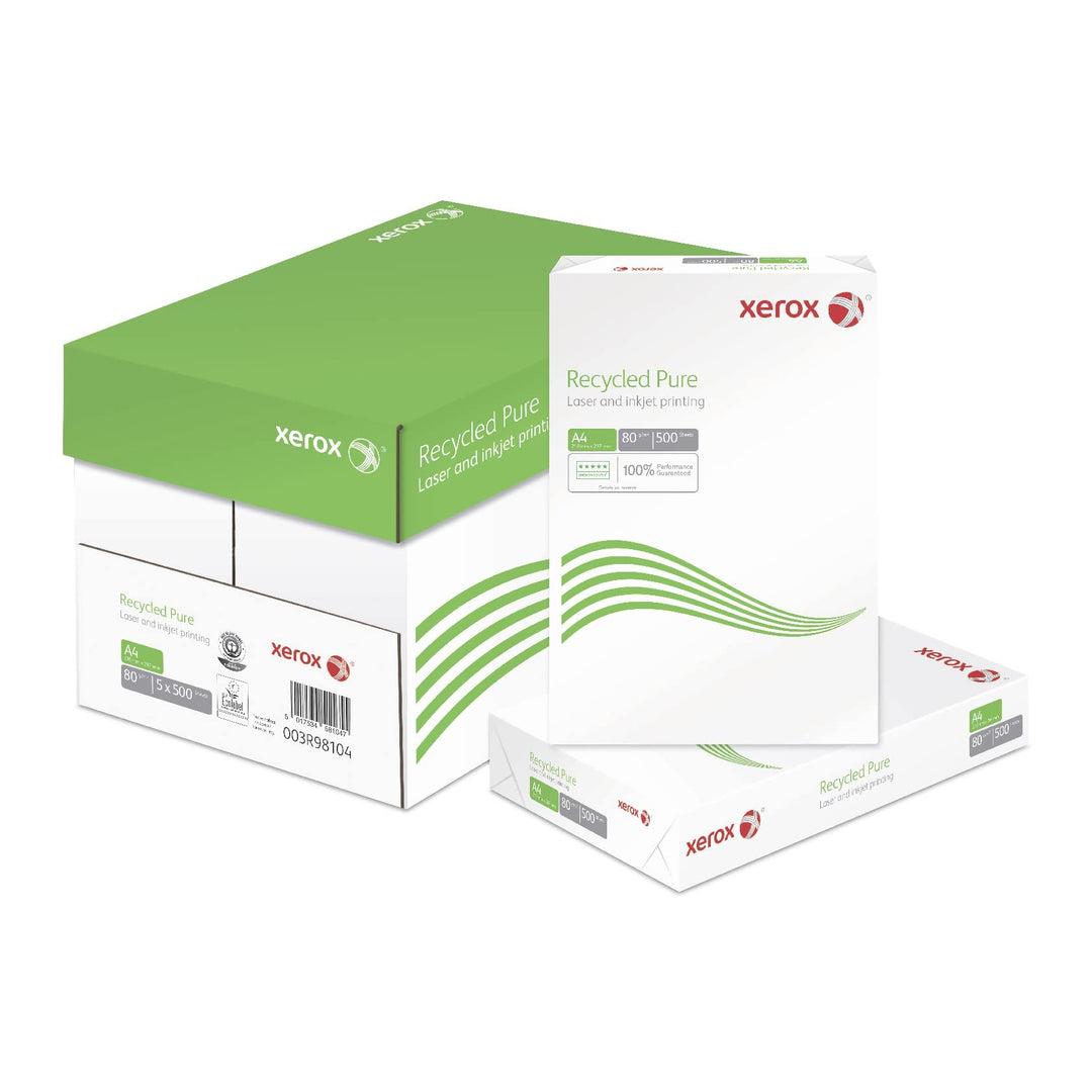 Xerox Recycled Pure Recyclingpapier, weiss, CIE 110, 80 g/m², A4, 5 x 500 Blatt