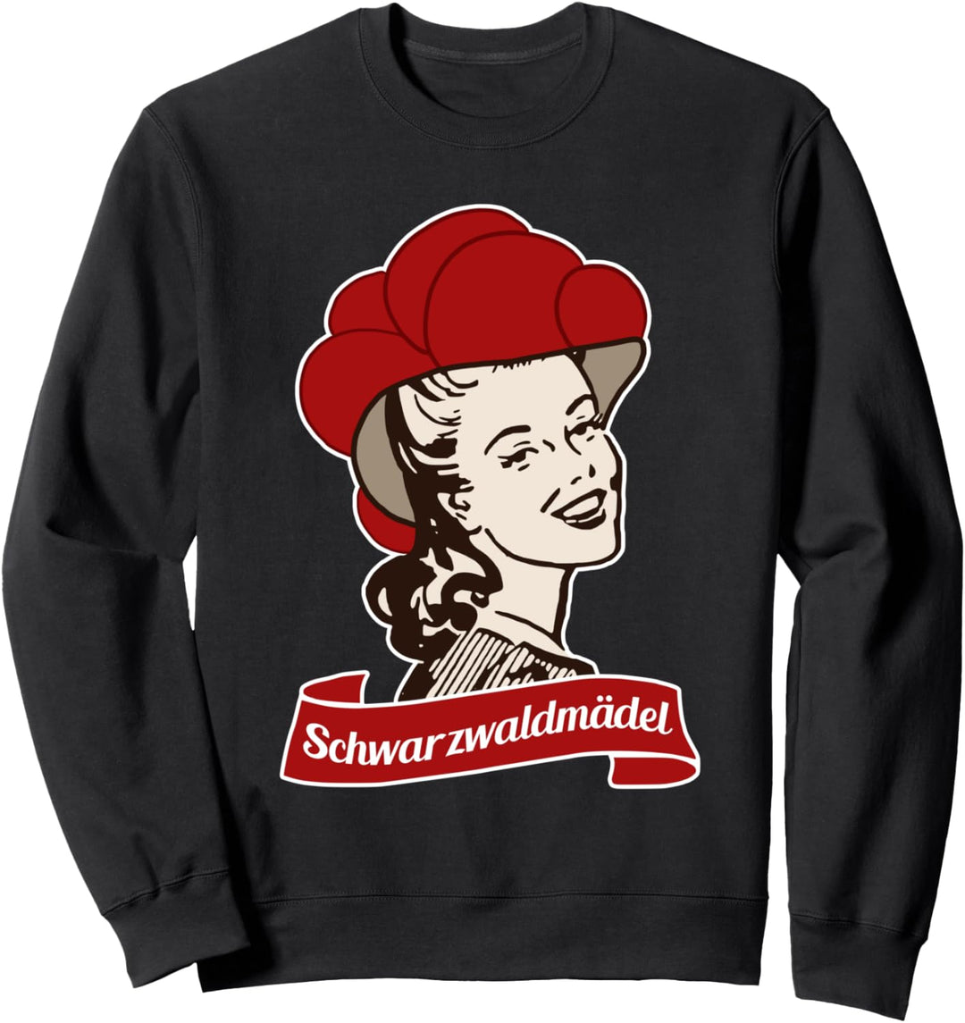 Schwarzwald - Schwarzwaldmädel - Bollenhut Motiv Sweatshirt