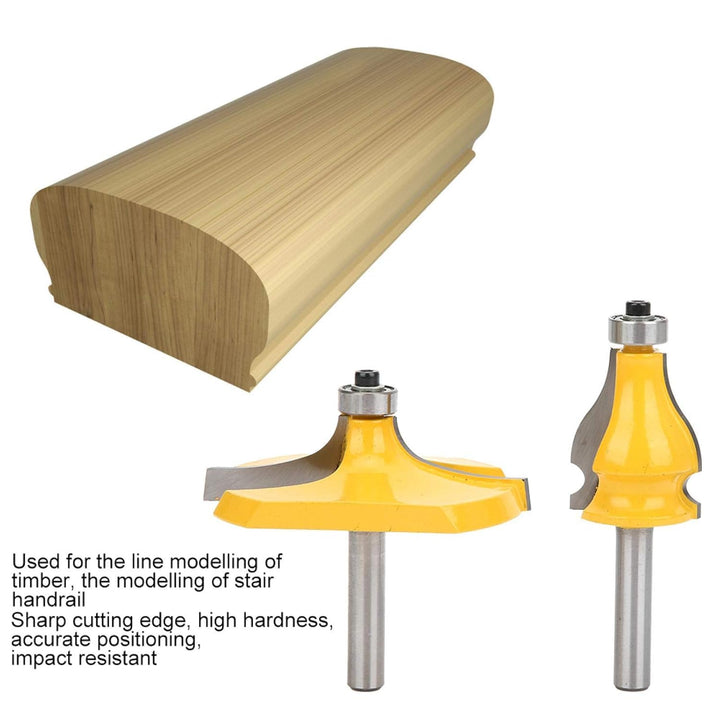 Handlauf Fräser, langlebig Genaue Positionierung Holzbearbeitungsfräser Holzbearbeitungsfräser mit L