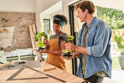 RYOBI 18 V ONE+ 10-tlg. Akku-Combo-Kit RCK186O-242SZL, Schlagbohrschrauber, Stichsäge, Handkreissäge