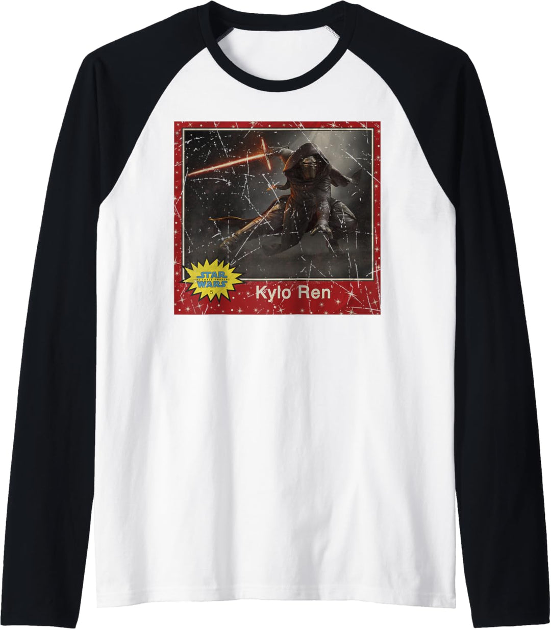Star Wars Kylo Ren Polaroid Logo Raglan