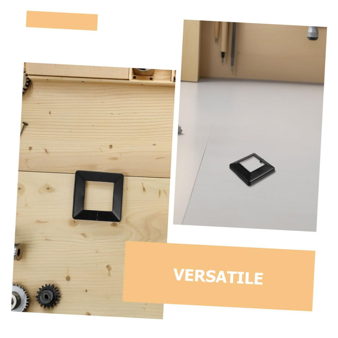 NUOBESTY 6stücke Pfostenfussabdeckung Geteiltem Design Für Terrassengeländer Und Verandasäulen Uv-be