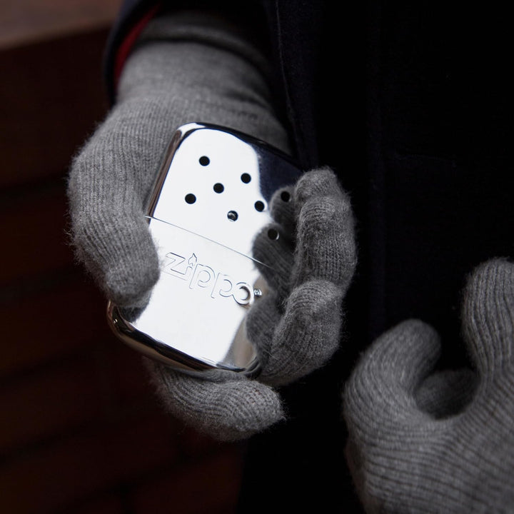 Zippo Handwarmer High Polish Chrome 12 Hours, 12h Chrome 12h, Chrome, 12h, Single