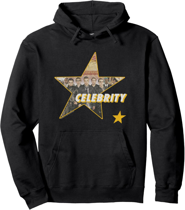 NSYNC Offizieller Popstar Vorder- und Rückseite bedruckt Pullover Hoodie