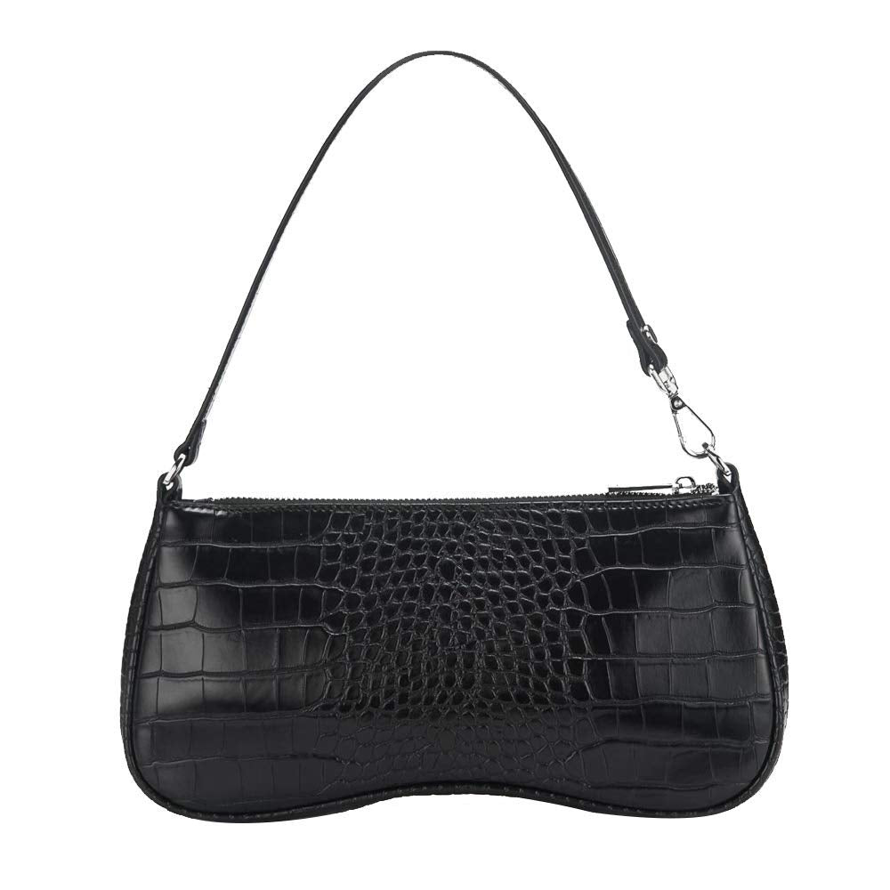 JW PEI Damen Eva Schulter Handtasche Schwarz, Schwarz