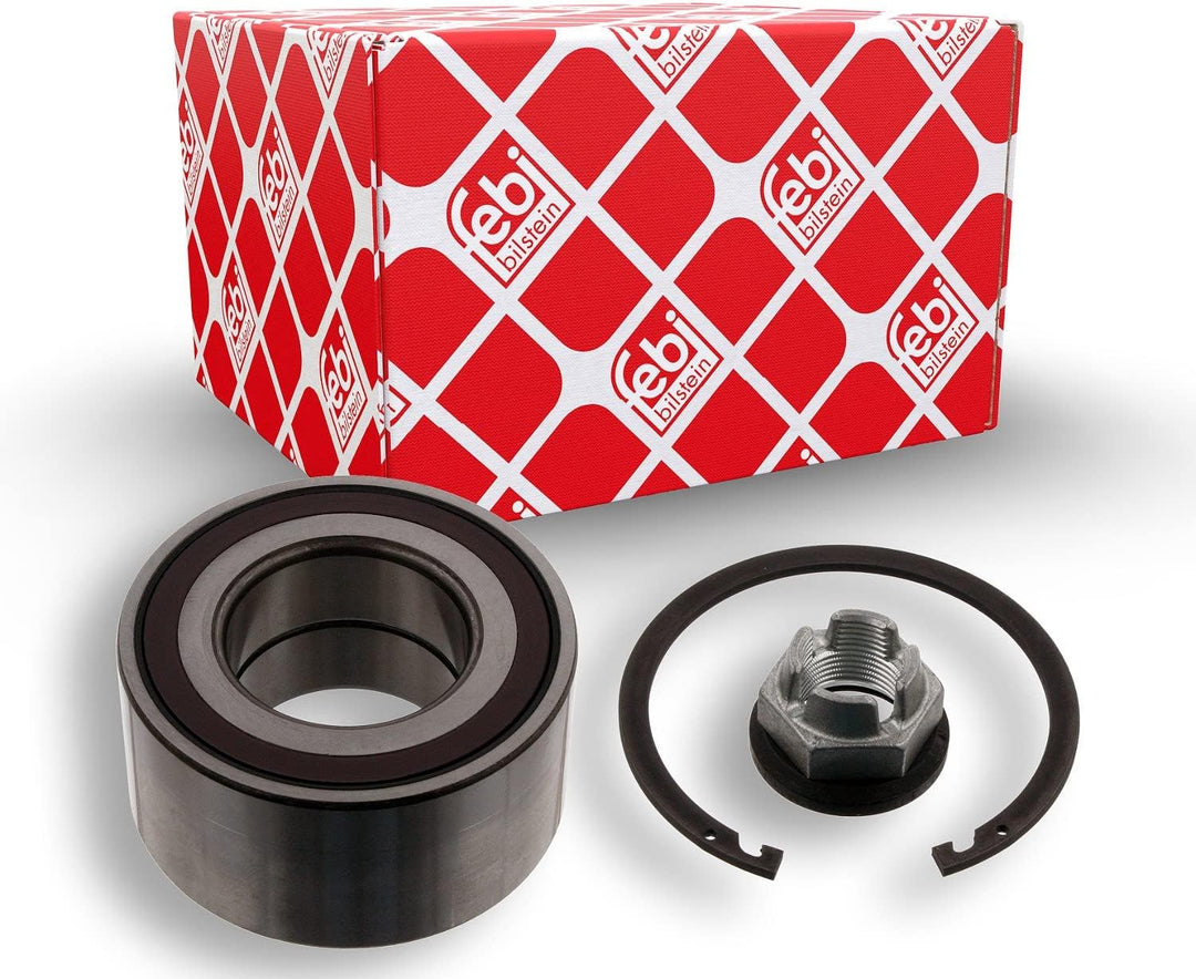 febi bilstein 33988 Radlagersatz mit Kronenmutter und Sicherungsring , 1 Stück