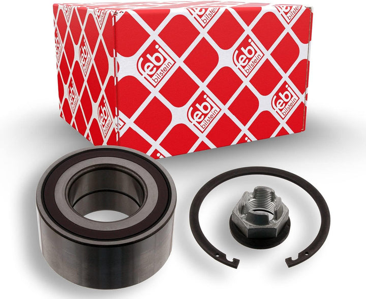 febi bilstein 33988 Radlagersatz mit Kronenmutter und Sicherungsring , 1 Stück