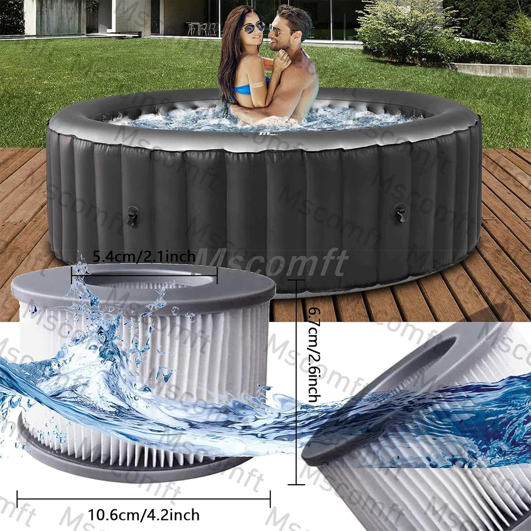Whirlpoal zubehör für MSPA Whirlpoal Ersatz Filter Filterkartusche Doppelpack für aufblasbare Pools,