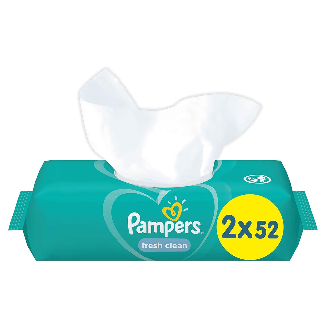 Pampers 81688037 Fresh Clean Baby Feuchttücher, weiss