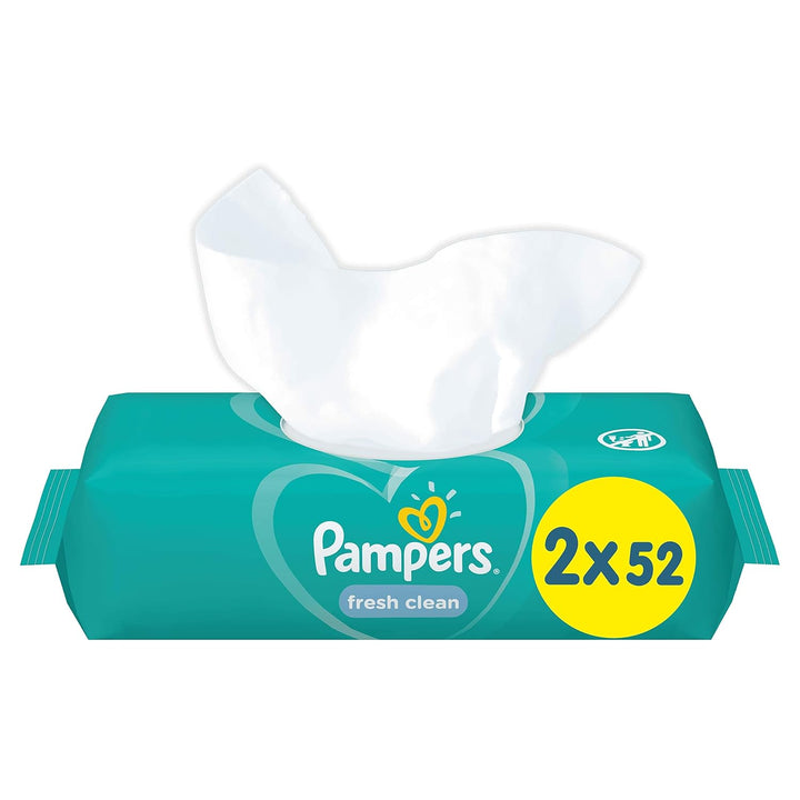 Pampers 81688037 Fresh Clean Baby Feuchttücher, weiss