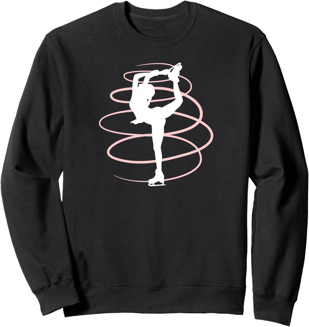 Eiskunstlauf-Mädchen, Eislauf-Meme Sweatshirt