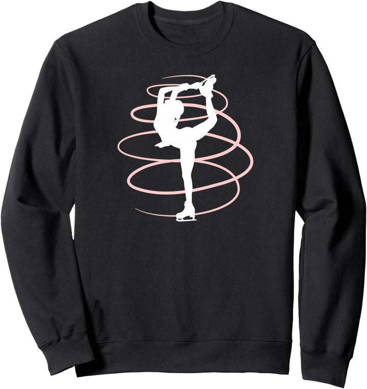 Eiskunstlauf-Mädchen, Eislauf-Meme Sweatshirt
