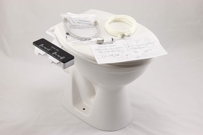 BisBro Deluxe Slim Bidet 2072 | Dusch-WC zur optimalen Intimpflege | Einfach unter dem Klodeckel ins
