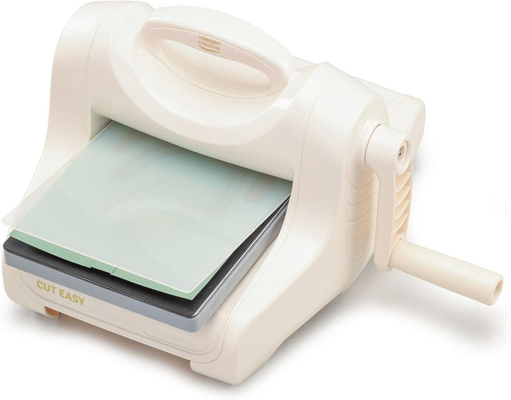 Vaessen Creative Cut'Em Easy Stanz- Und Prägemaschine A5, Weiss Cut Easy (A5), Cut Easy (A5)