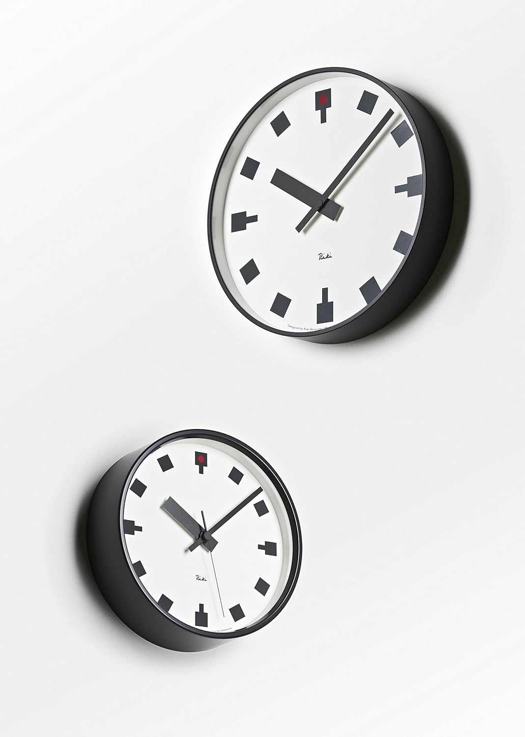 Lemnos WR12-04 Riki- Hibiya Clock klein Durchmesser: 20,4 cm, Durchmesser: 20,4 cm