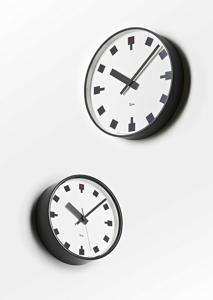 Lemnos WR12-04 Riki- Hibiya Clock klein Durchmesser: 20,4 cm, Durchmesser: 20,4 cm