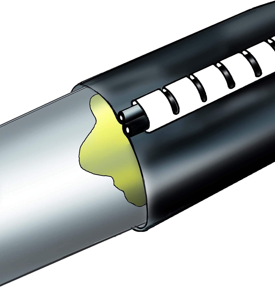 HellermannTyton 450-20021 RMS-76/22-500-POX-BK Warmschrumpf-Verbindungsgarnitur ohne Schraubverbind