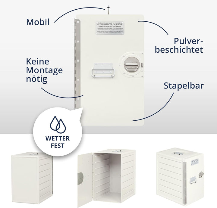 Bord Box XL Farbe BBXL Weiss, Norm Atlas Weiss, Weiss