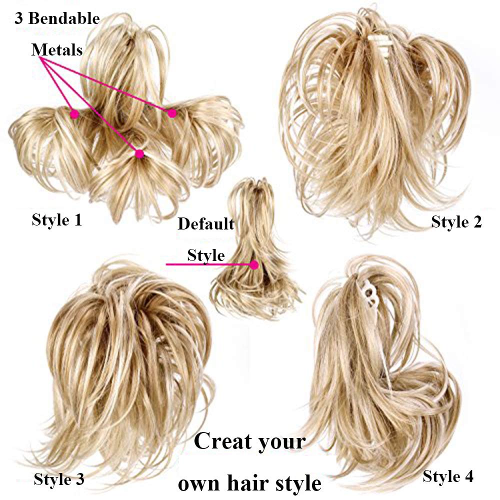 SEGO Ponytail Extension Haarteil Zopf Pferdeschwanz Haarverlängerung mit Butterfly-Klammer wie Echth