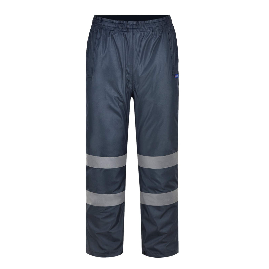 AYKRM Regenhose Fahrrad Warnschutz Regen-Latzhose, warnregenhose Arbeitshose Regenhosen für Herren 4