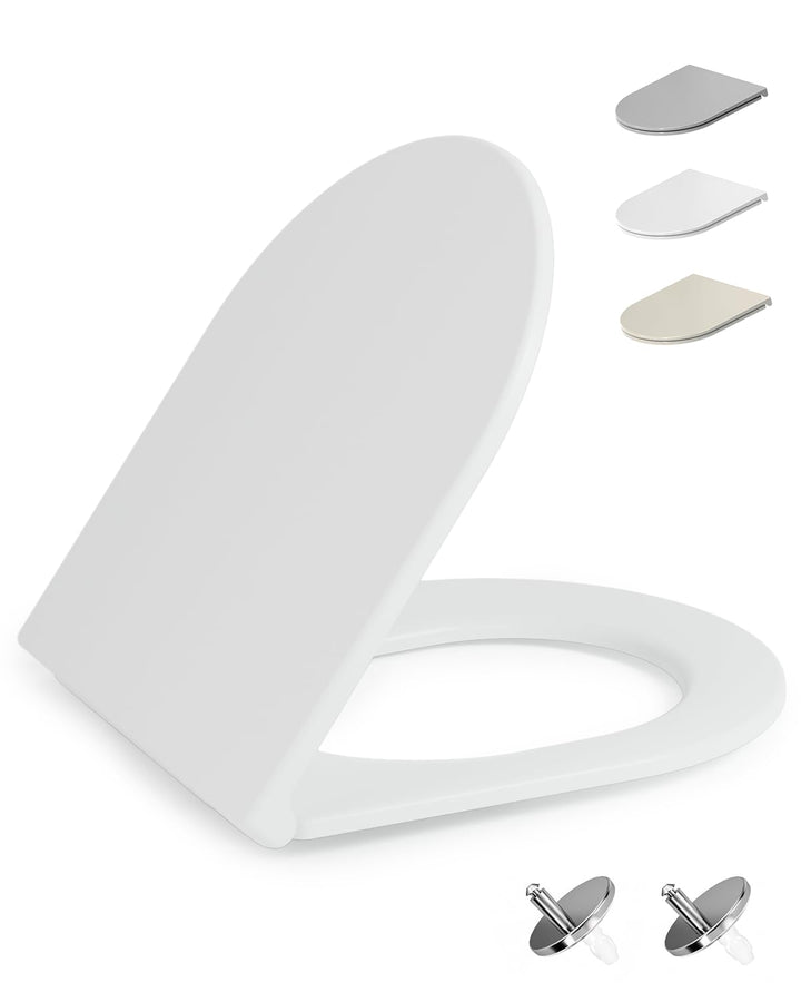 HySail Hochwertiger Toilettendeckel mit Absenkautomatik, Schnellverschluss und Hygienischer Oberfläc